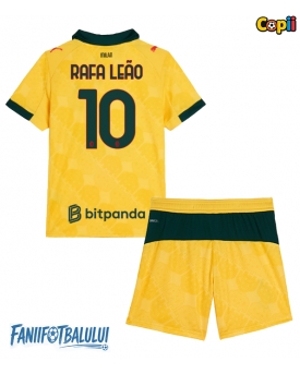 AC Milan Rafael Leao #10 Echipament de Fotbal Replică 2025-26 Copii Treilea (+ Șorturi)